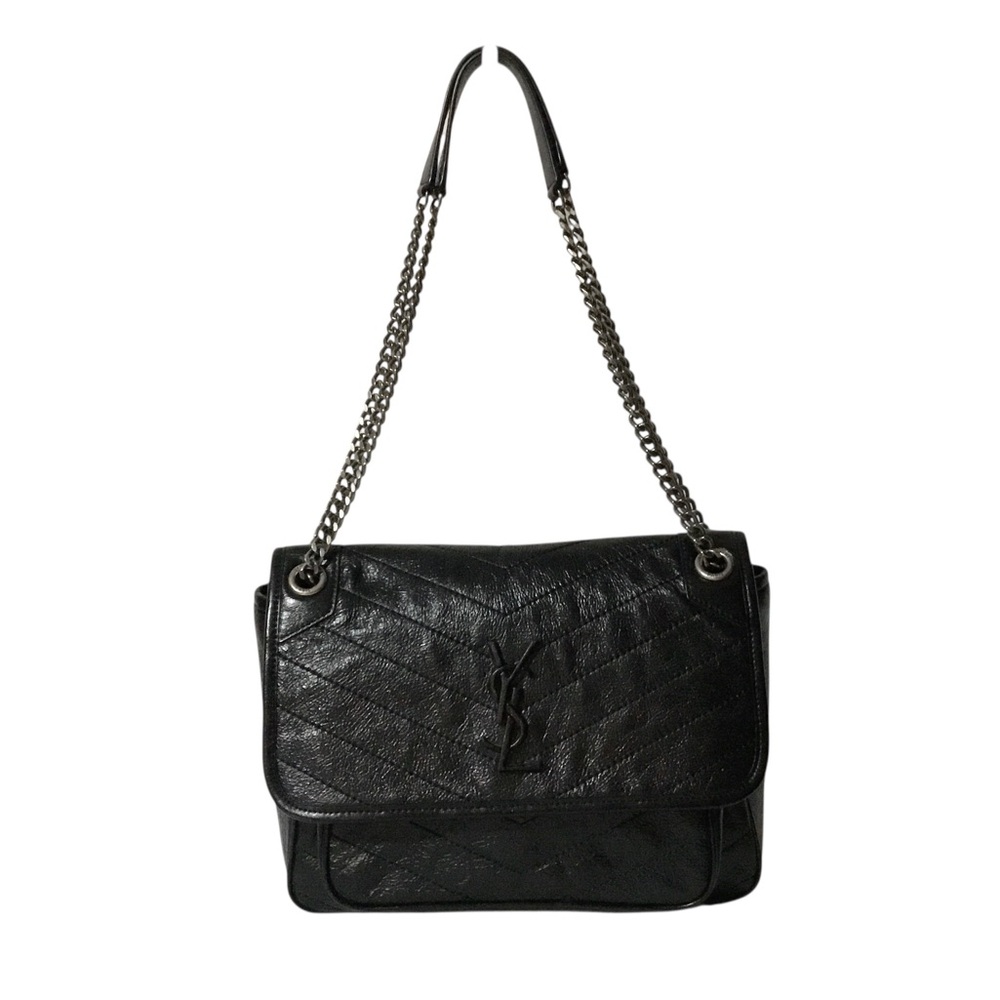 Designer Inspired Quilted Leather Chain Shoulder Bag